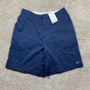 VTG Nike Tennis Shorts Mens XL Court Deadstock NOS 9 Inseam Blue Y2K NWT